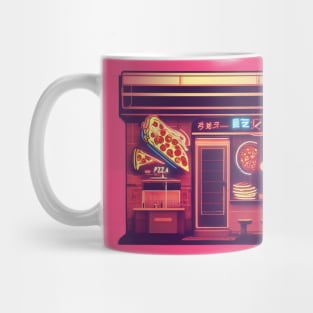 Retro pizza place - japanese style Mug